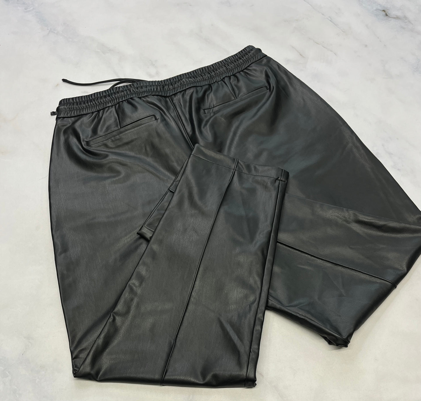 Reitman : pantalon effet cuir souple stretch dans tout les sens . Micro polar int. Neuf! 14 ans femme . Et 18 ans XXl/ femme ) neuf !