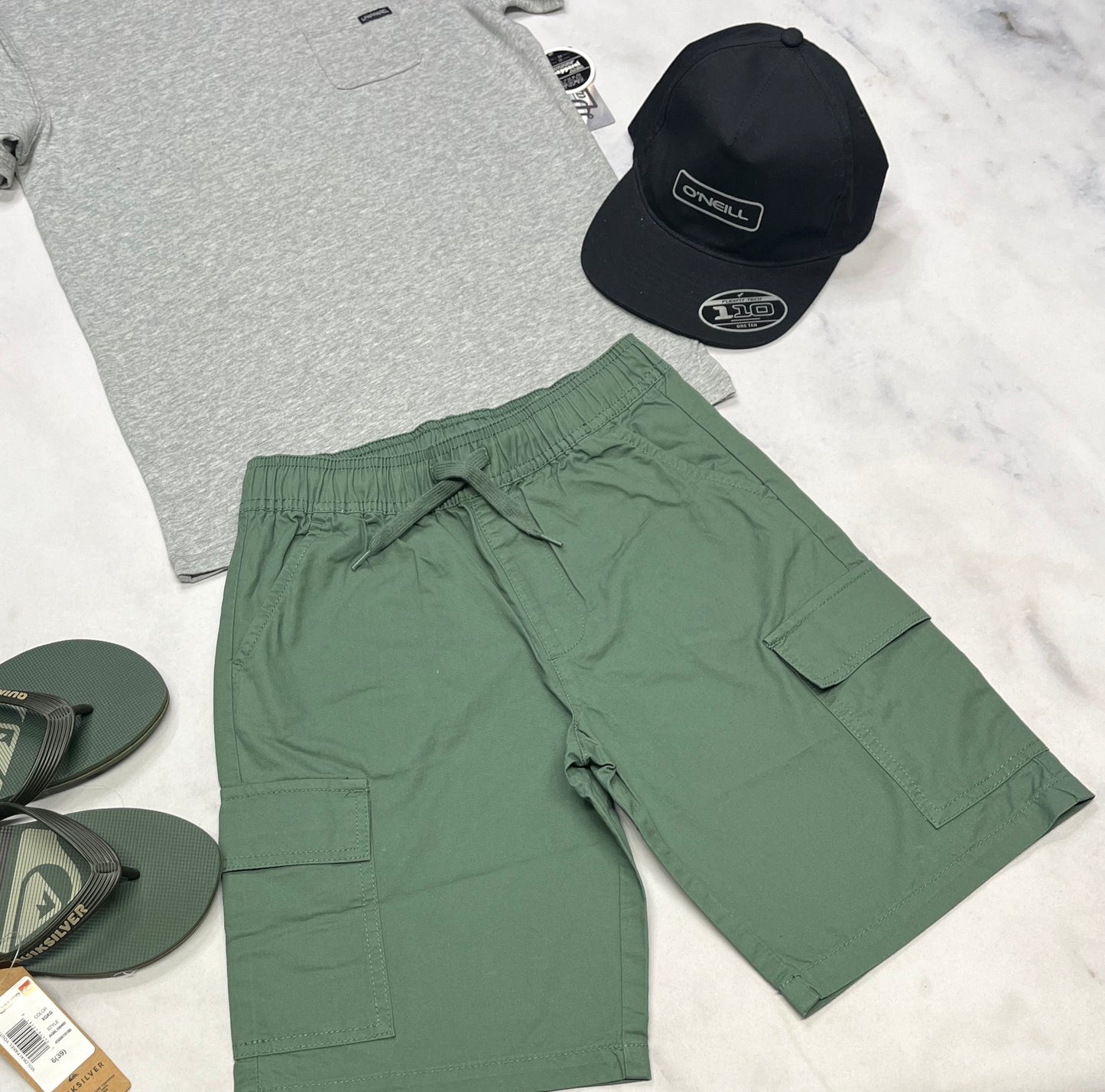 🌴 Bermuda cargo : souple Tag 12 ans garçon neuf !