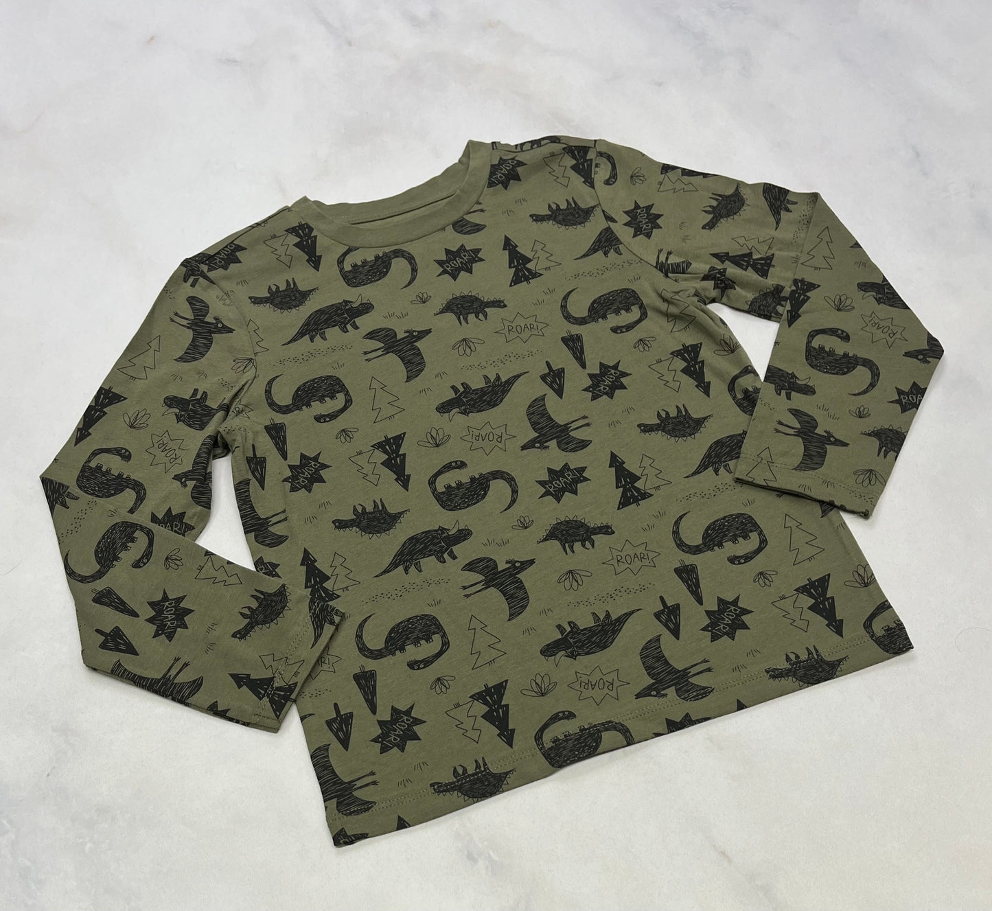 Tag : kaki dino / stretch neuf! 5 ans