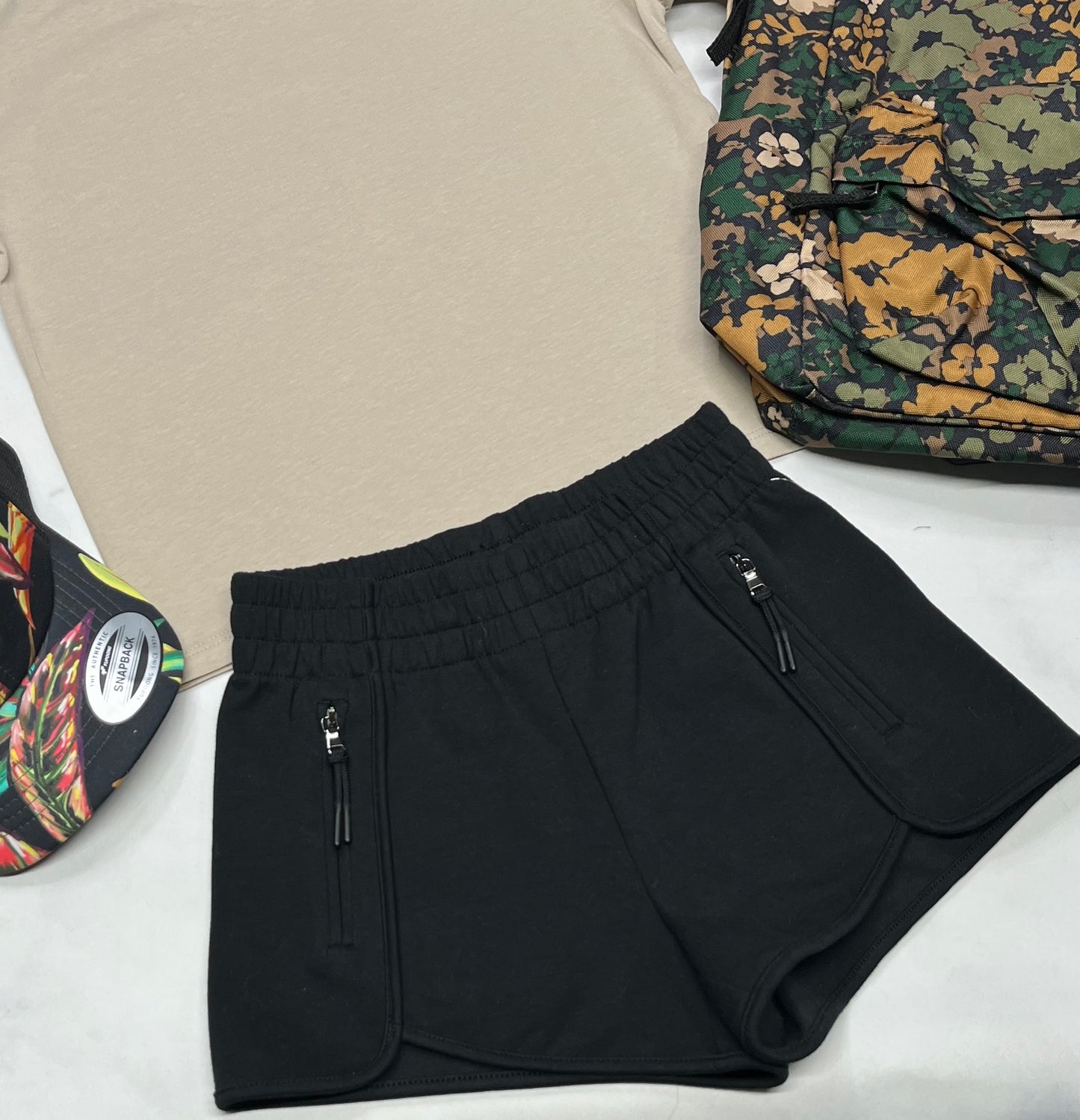 😍 Short: taille haute en tissu Jeg. Confo 6x fille neuve .