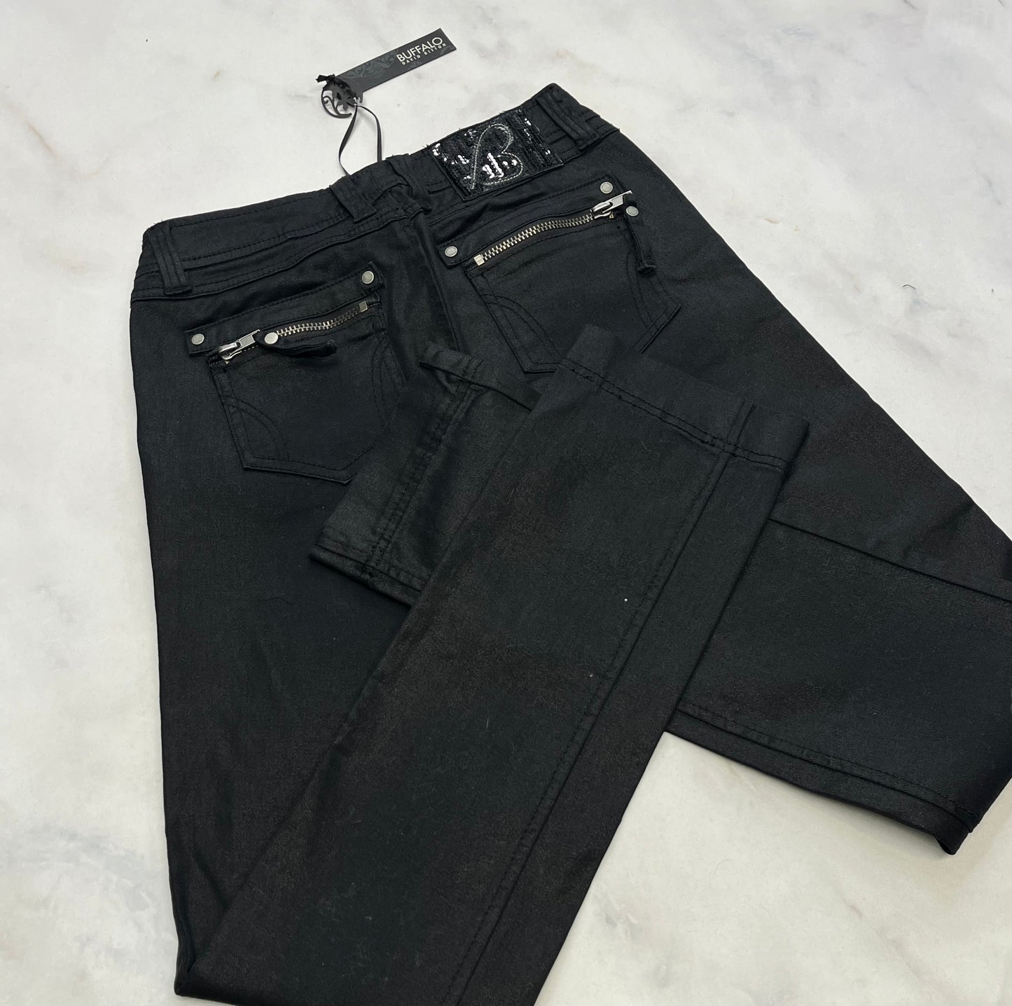 Buffalo : jeans look chic légèrement nacré neuve ! Fait Xs 0-2 ans femme .