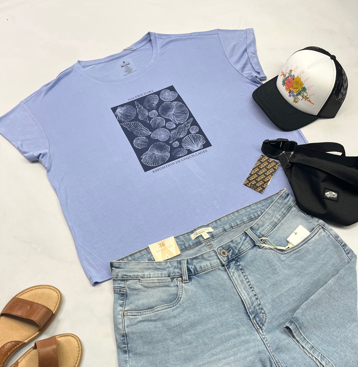 ☀️ Manche courte : Max Coco en tissu frais stretch qui ne décolore pas . XL/ femme relax fit neuf !