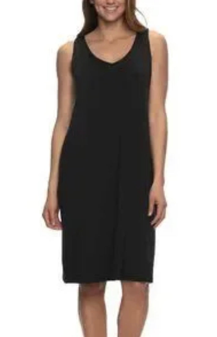 đ Robe de nuit : noir en coton doux modal stretch . M/ femme coupe lousse neuve !