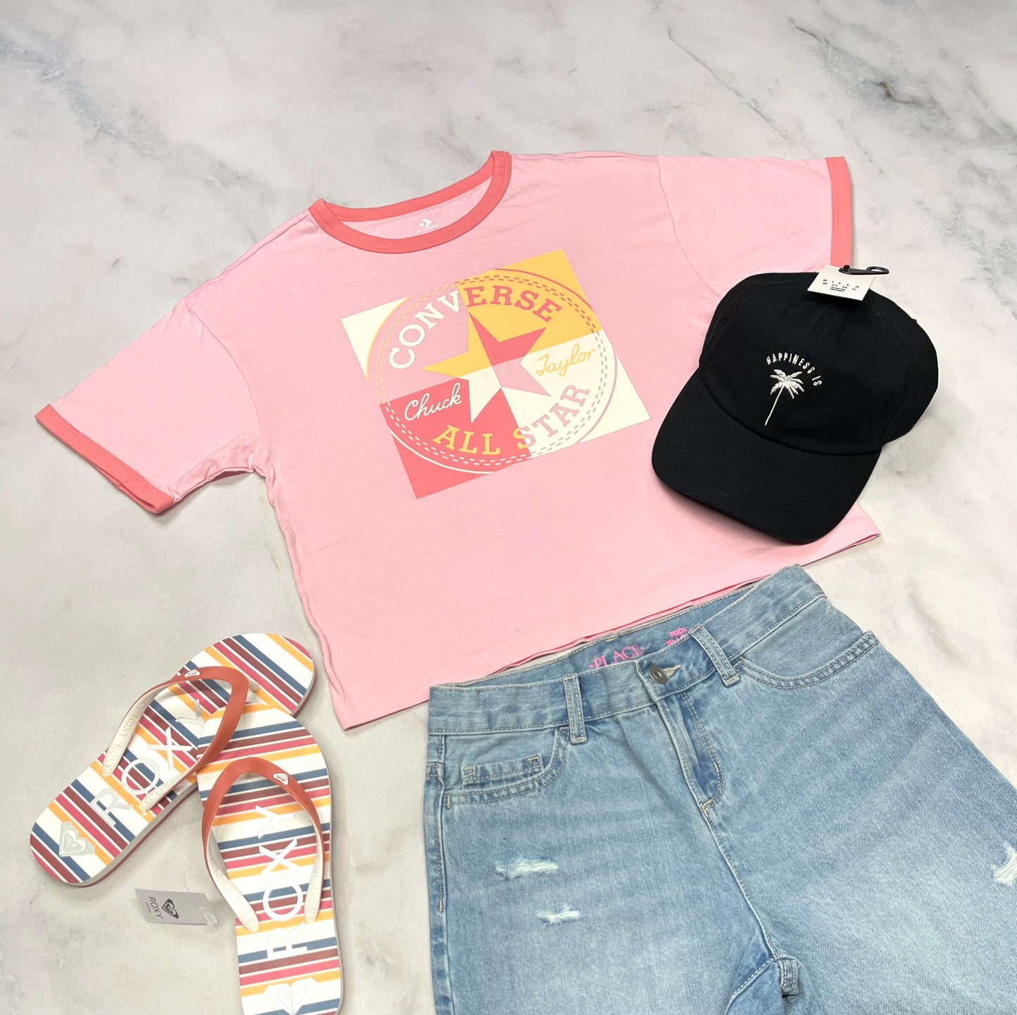🌸 Manche courte : Converse 12-13 ans coupe confo neuf !