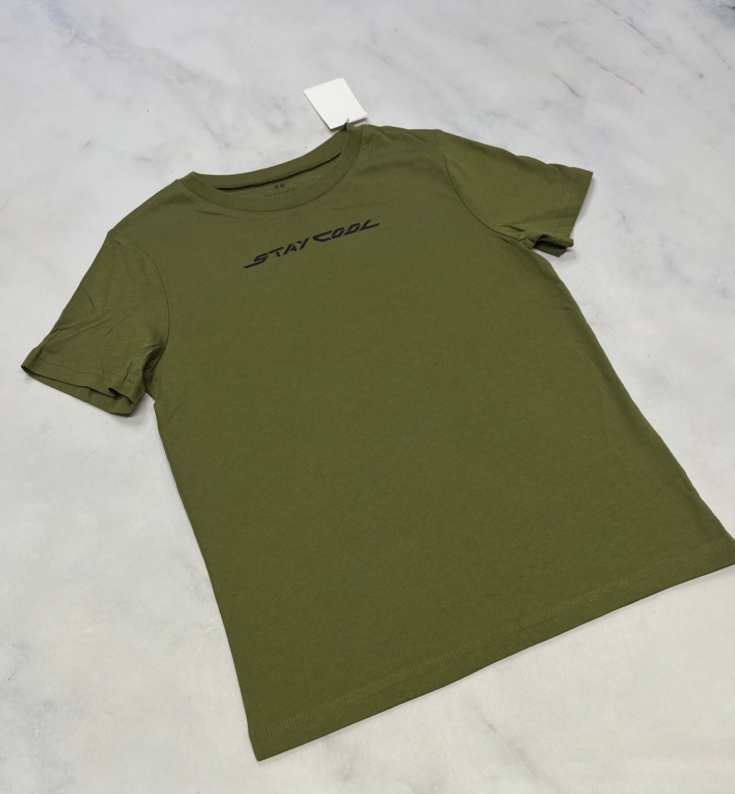 T-Shirt : Kaki neuf ! Fait 7 et 10-12 ans