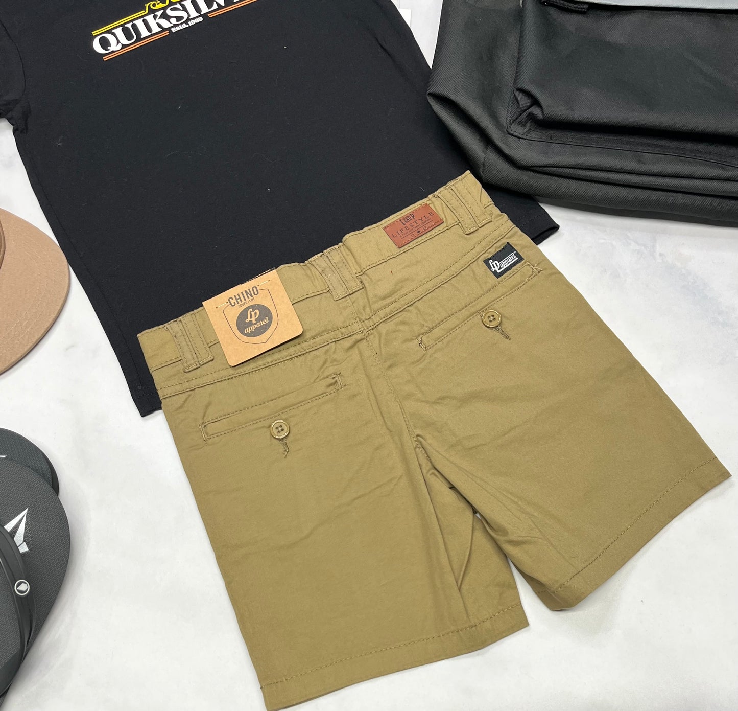 🛹 Short : LP Souple taille ajustable 7 ans garçon neuf !