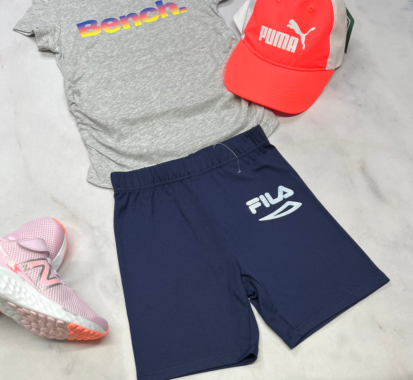 ☀️ Cuissard : marine Fila soft stretch confo neuf ! Fait 5-6 ans fille .