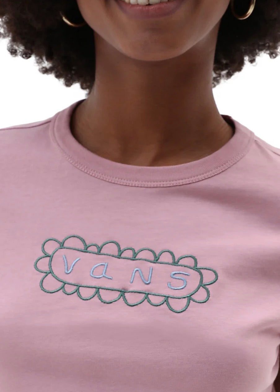 🌸 Manche courte: VANS neuf ! Fait Small / femme mi hanche boxy .
