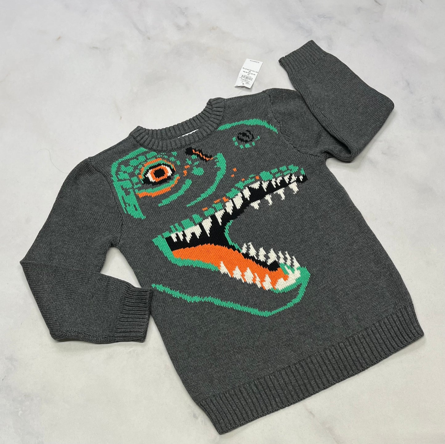 Tricot : Dino qualité ++ 5 ans neuf!