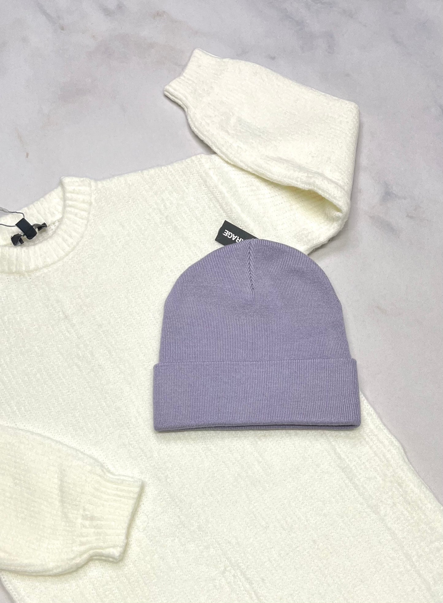 🦄Tuque violet : Garage stretch neuve ! 1x fait 4-5 ans enfant .