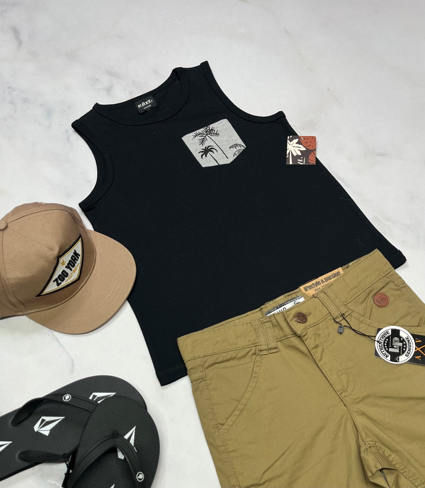 🌴 Camisole : KOVE fait 6x-7 ans garçon neuve .
