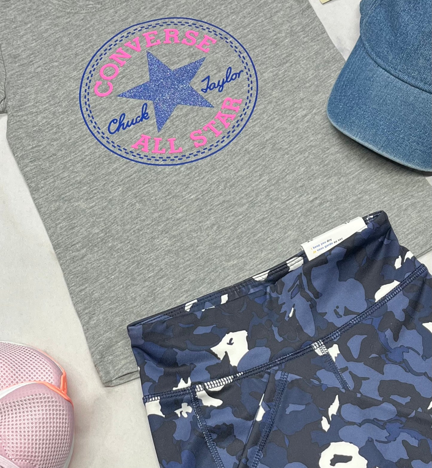 đ©· Converse : Manche courte logo brillant 5 ans fille neuf !