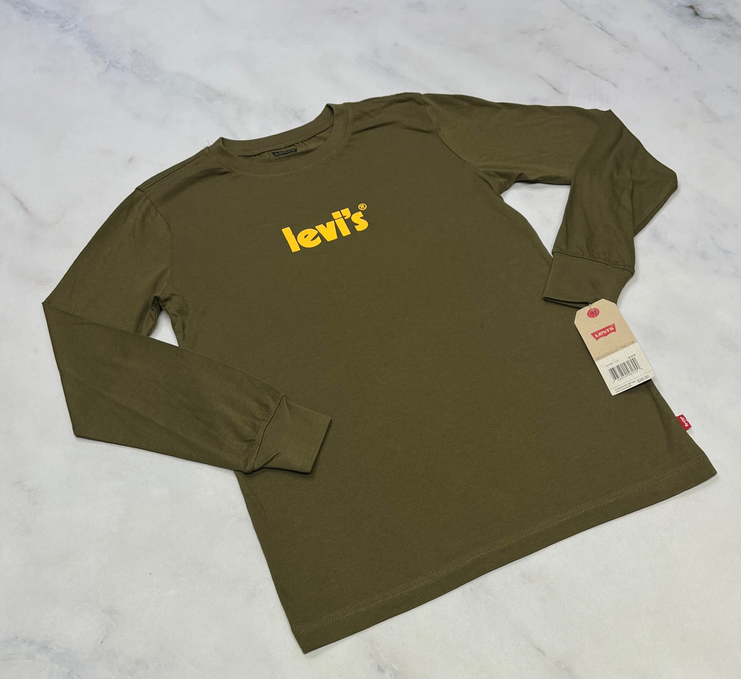 Lévis : Manche longue kaki 10-12 ans neuf!