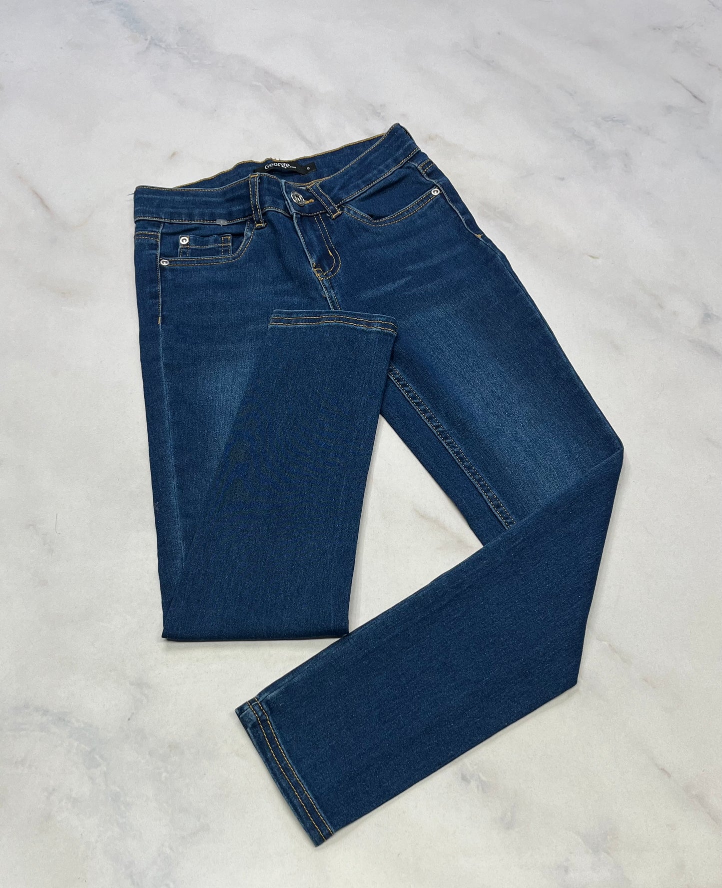 Skinny : Jegging jeans ultra mou 8 ans fille comme neuve !