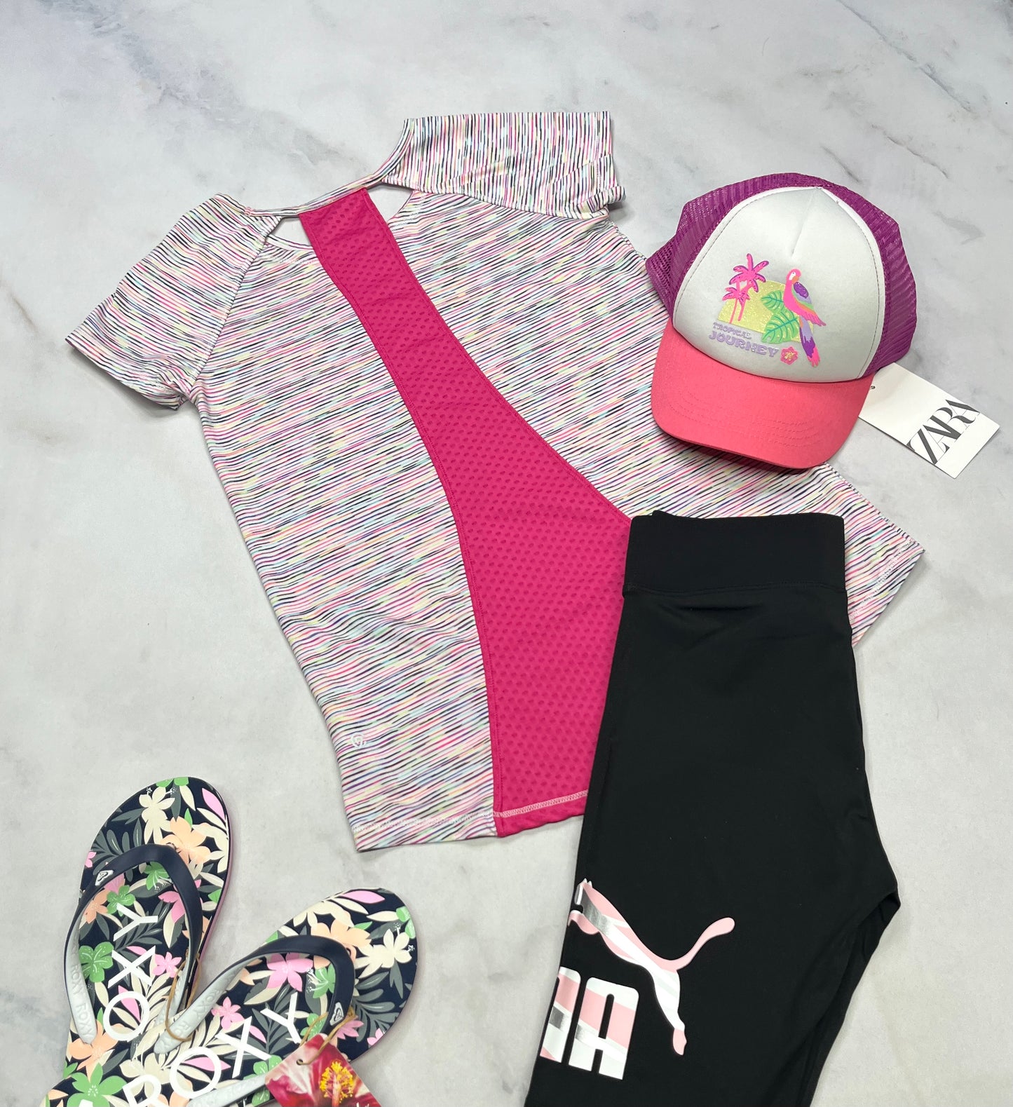🌷 Manche courte : Champion soft stretch 10-12 ans fille comme neuf !