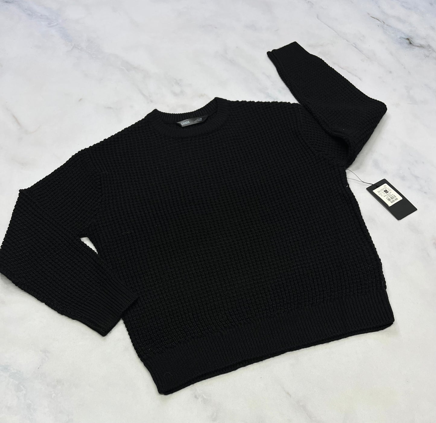 Tricot noir : Stretch confo 7-8 et 10-12 ans garçon . Neuf !