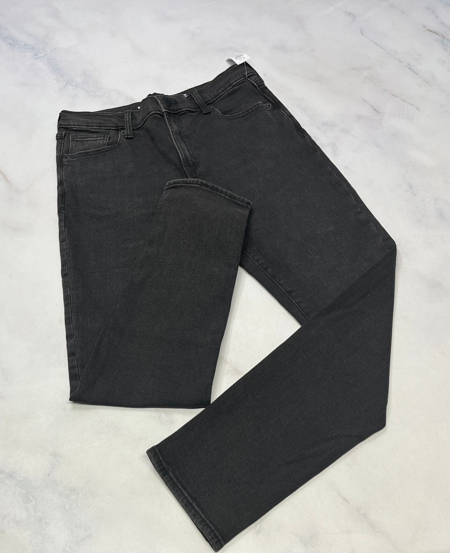 Jeans + 14-16 ans : gris noir coupe taille relax neuve .
