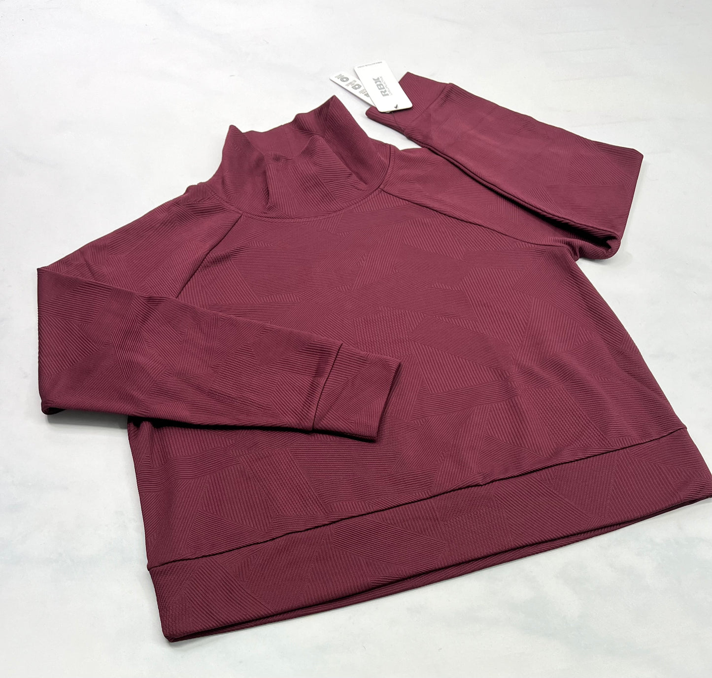 ..RBX : Manche longue sport ouaté à l’intérieur : tissu texturé extensible confo . xL Fait (L-Xl )femme neuf !