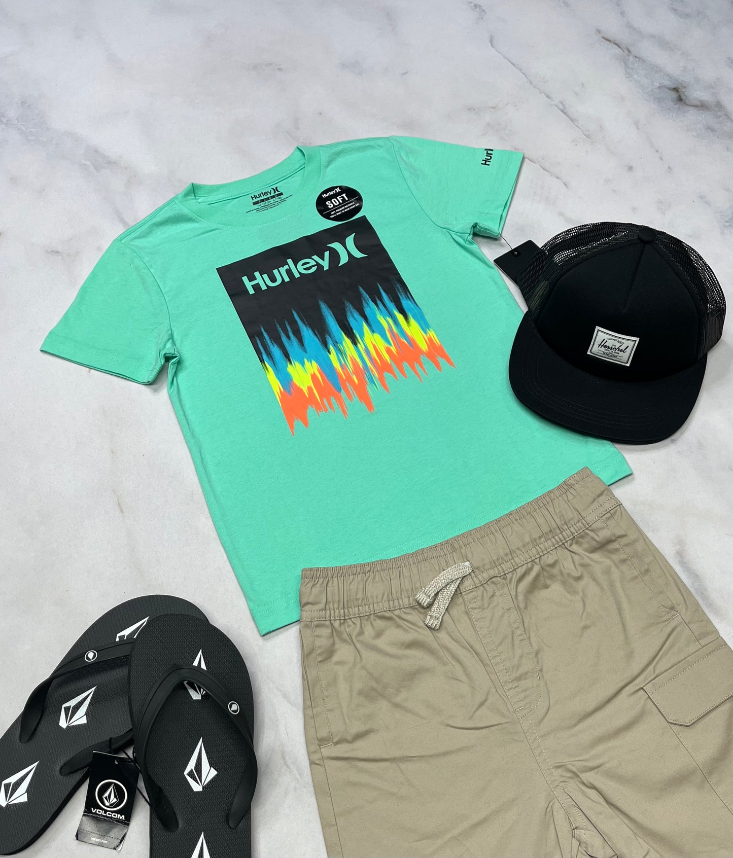 🌴 Manche courte : Hurley fait 6X garçon neuf !