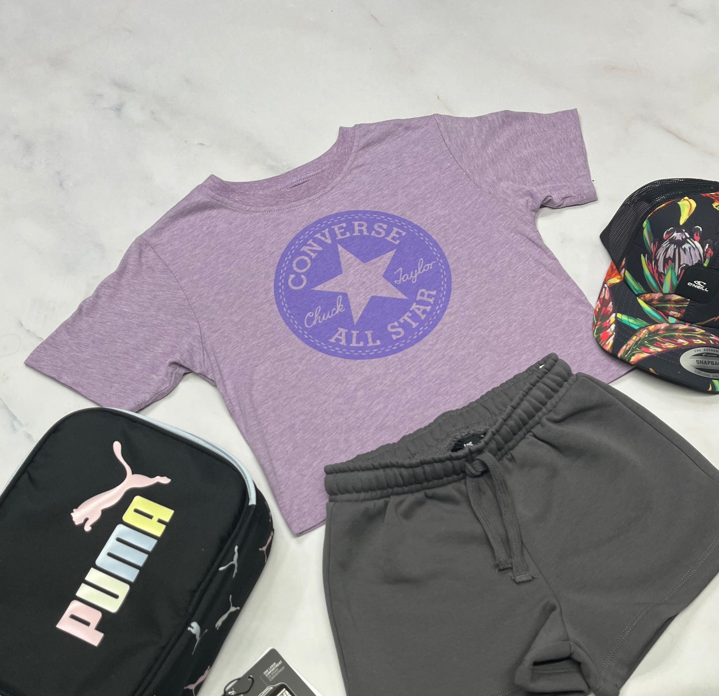 💜 Manche courte : Converse 6X fille neuf !