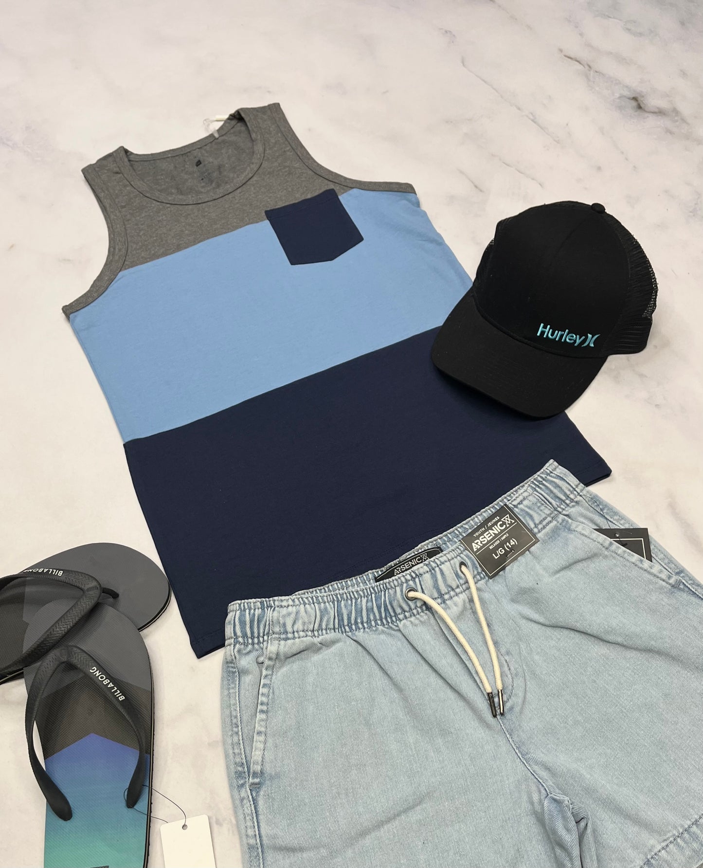 🌴 Camisole: Tag stretch 14 ans garçon neuve