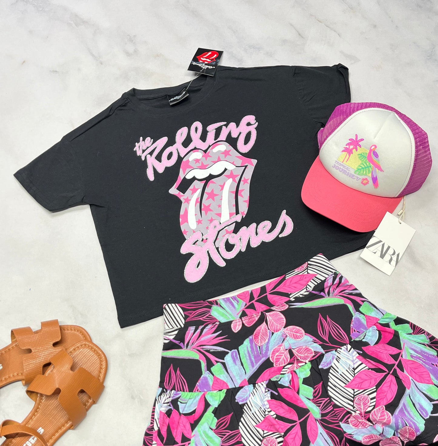 đź’•Rolling Stone : t-Shirt 7-8 ans fille neuf !