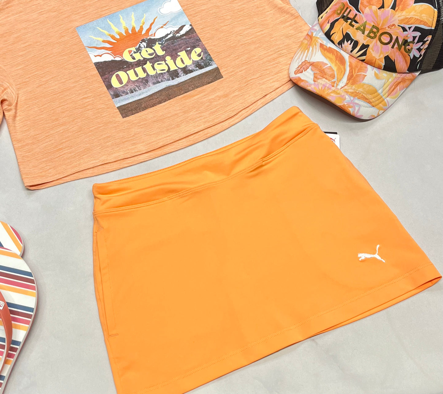 ☀️ Jupe : Puma en tissu de sport stretch 7-8 ans fille neuve ! ( Peu faire jupe cache maillot )