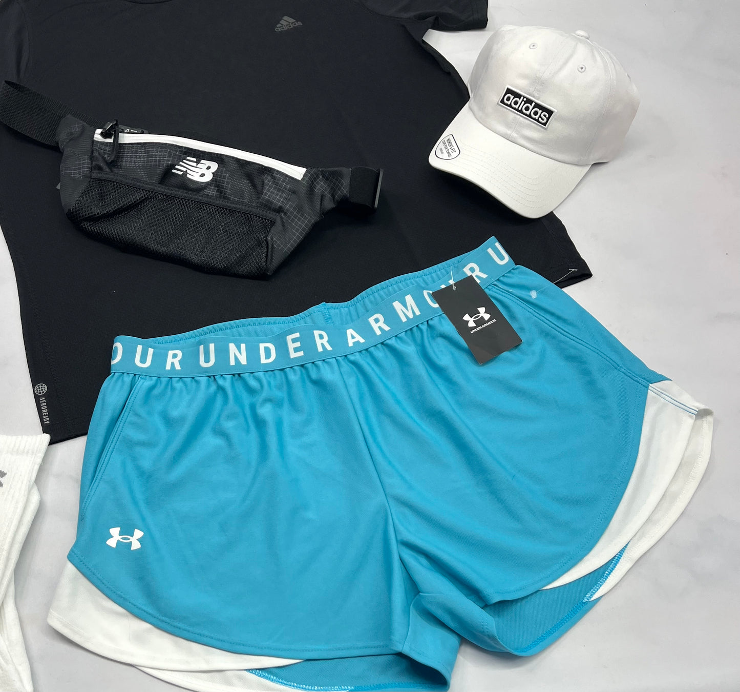🩵 Short : H.Armour en tissu de sport souple XL/ femme neuve !