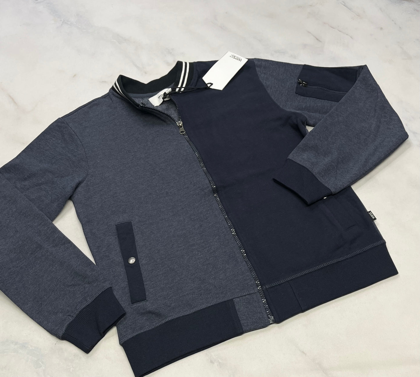 WEST : Veste zip en ouaté doux à l’intérieur : neuve ! 13/14 ans