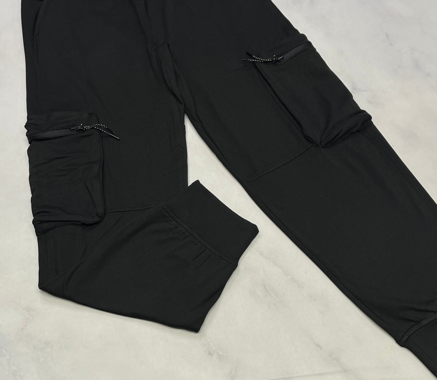 Jogger : cargo en ouaté doux à l’intérieur : neuf ! Noir . 10-12 ans