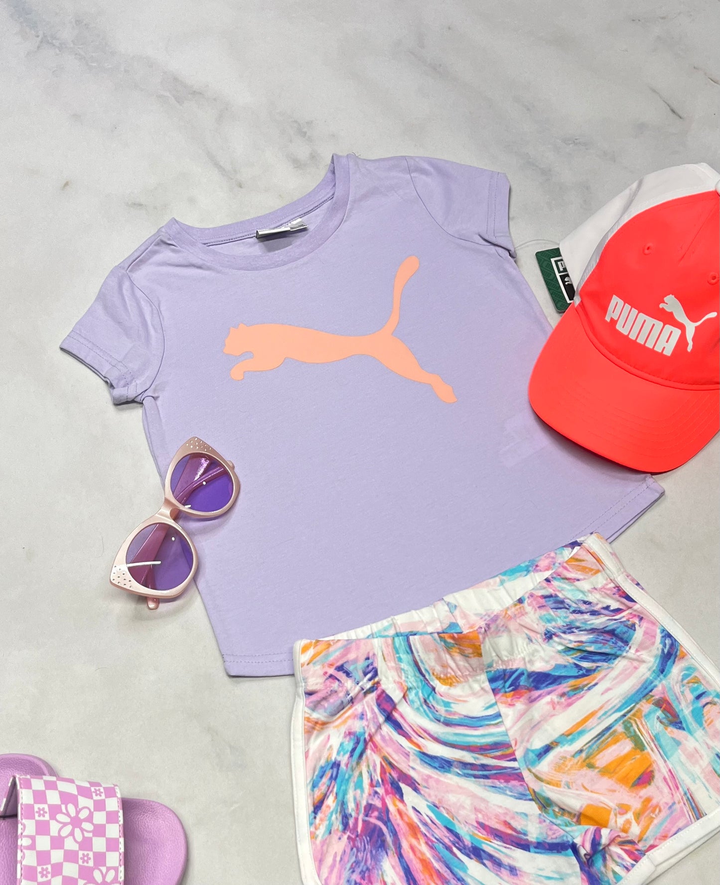 💜 Manche courte : Puma fait 4-5 ans fille neuf !