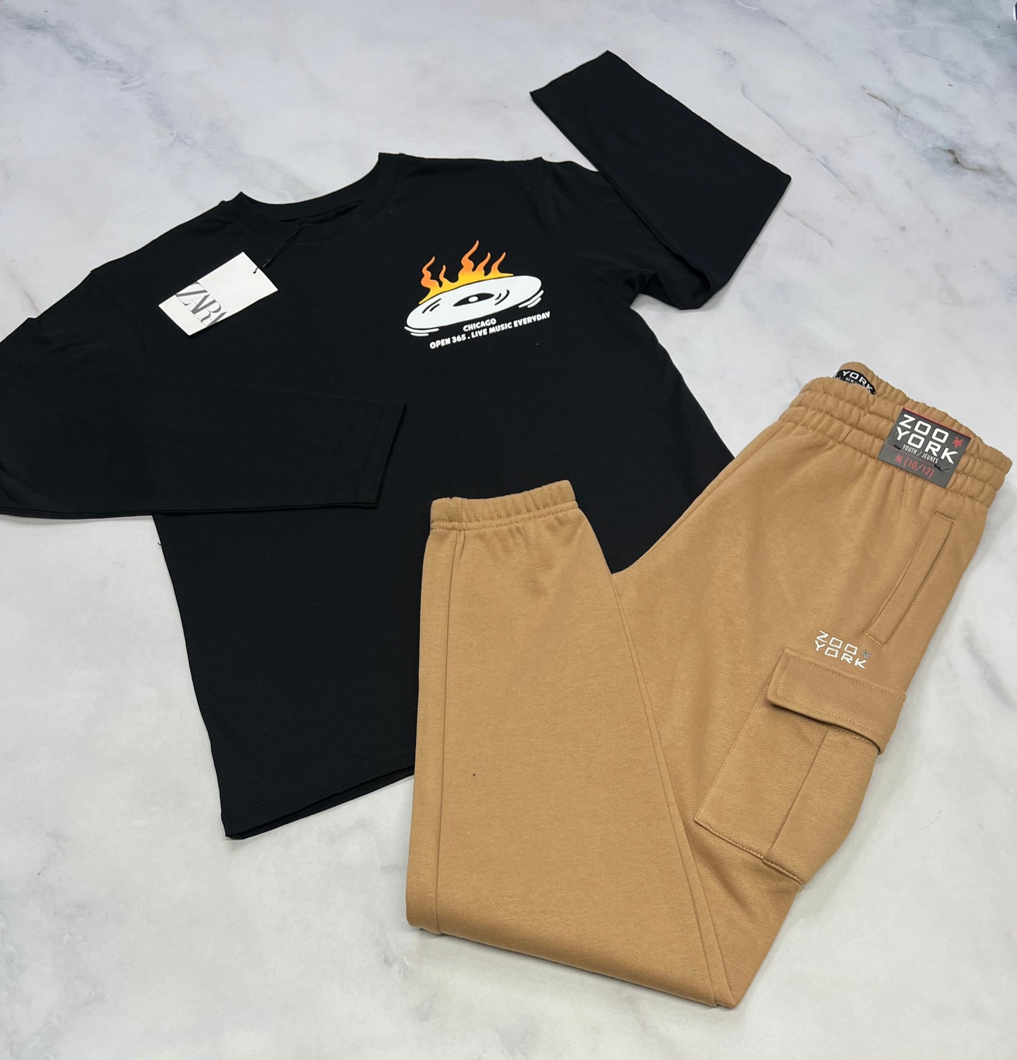 Duo neuf ! ZARA + Zoo Y. 11-12 ans .