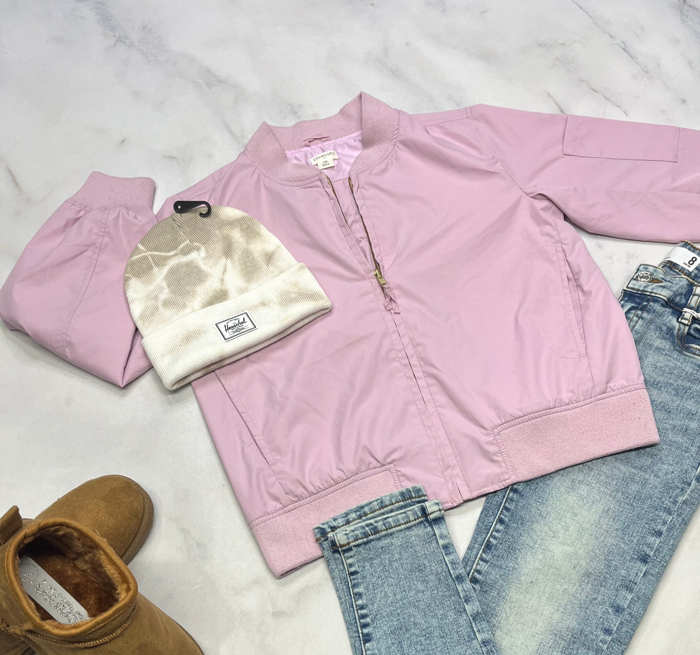 🌸 Manteau look bomber de printemps : Crewcuts 10( + 8-10 ans ) comme neuf !