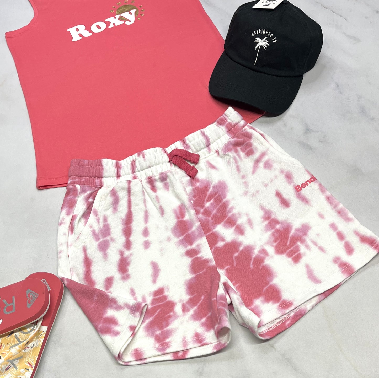🌴 Short : ouaté BENCH 14-16 ans fille look tendance tie dye neuve !