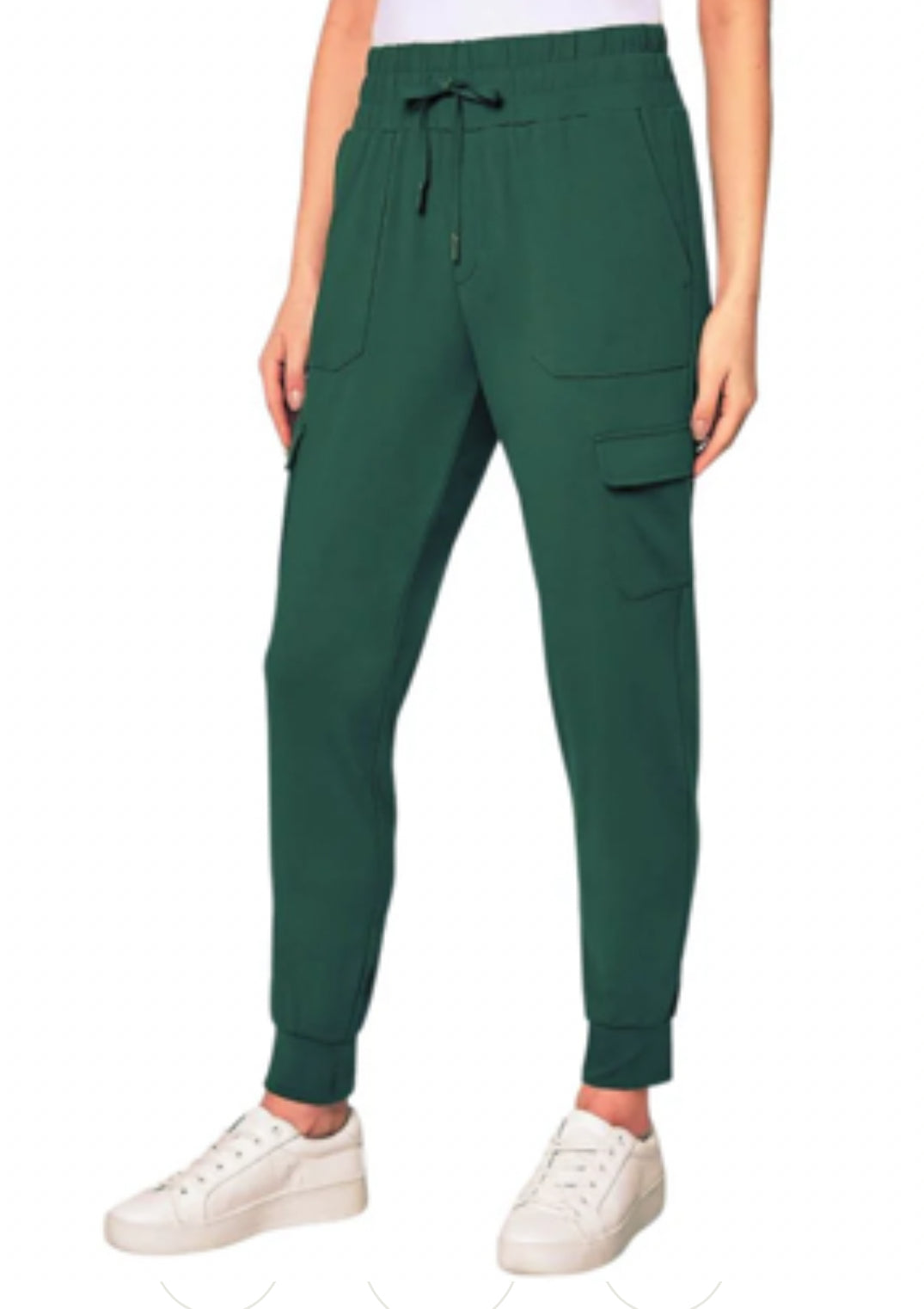 Jogger : cargo vert stretch L/ femme (10-12 ans ) . Neuf!