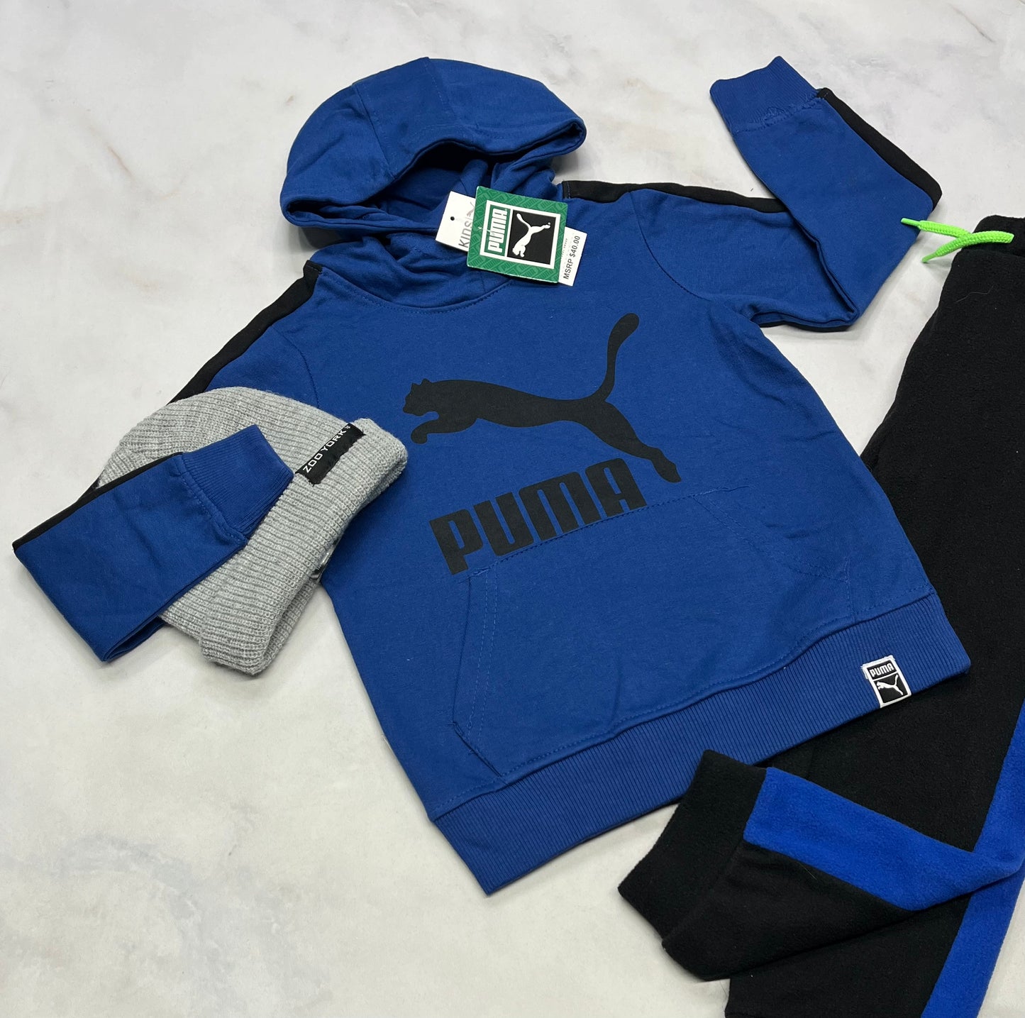 ❄️ PUMA: Cagoule ouaté 4 ans coupe confo neuve !