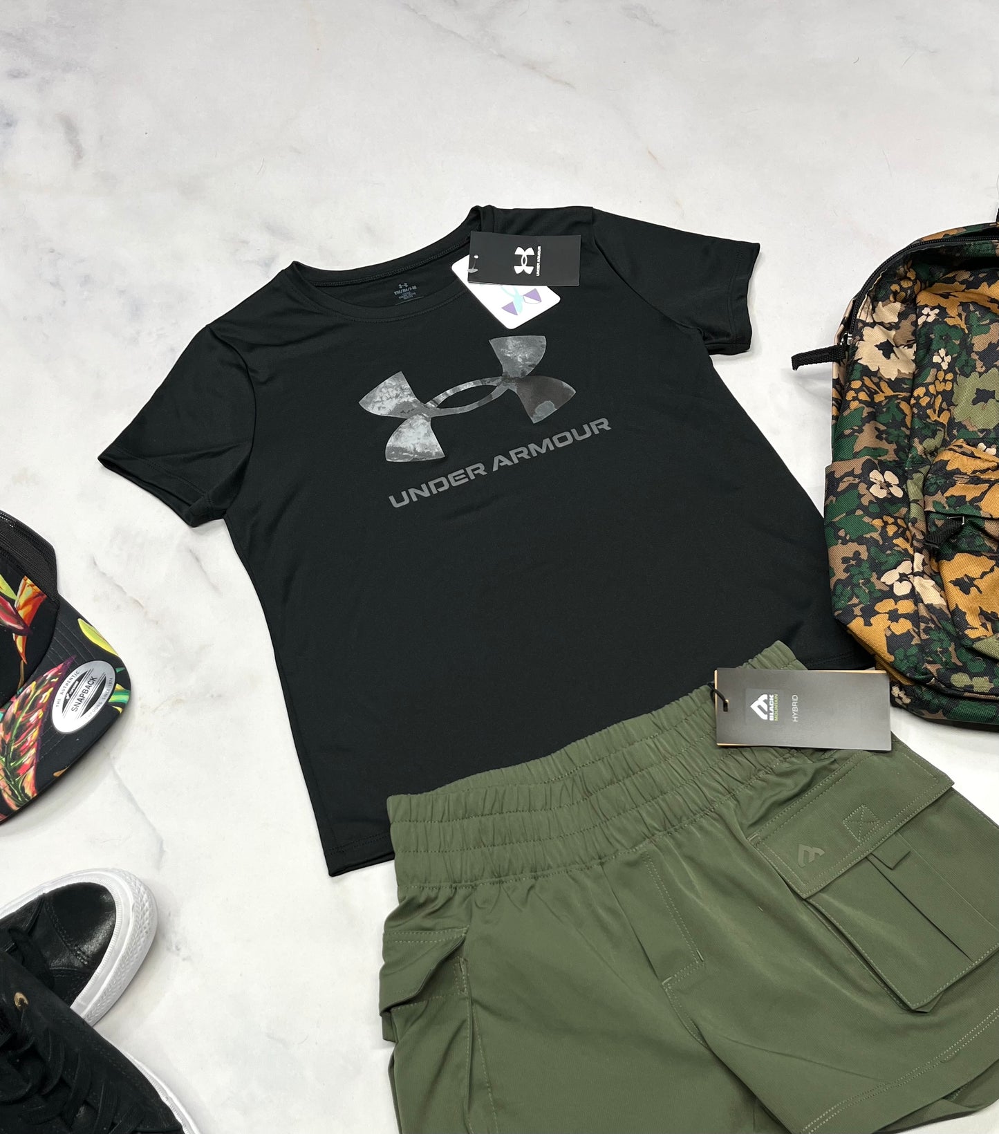 🌿 Manche courte : H.Armour en tissu de sport 7-8 ans fille coupe relax neuf ans!
