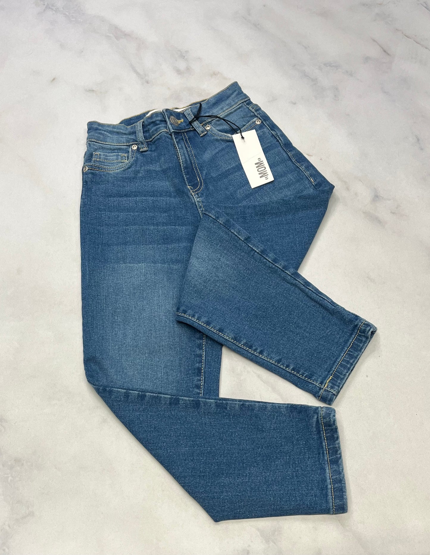 MOM jeans : fille 6 ans stretch