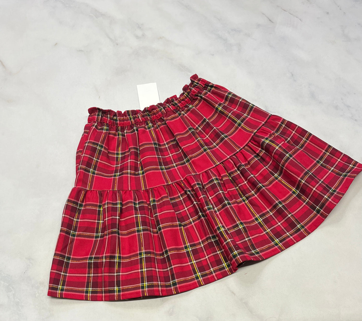 Jupe : taille élastique fils or dans le tissu . 11-12 ans coupe confo neuve !