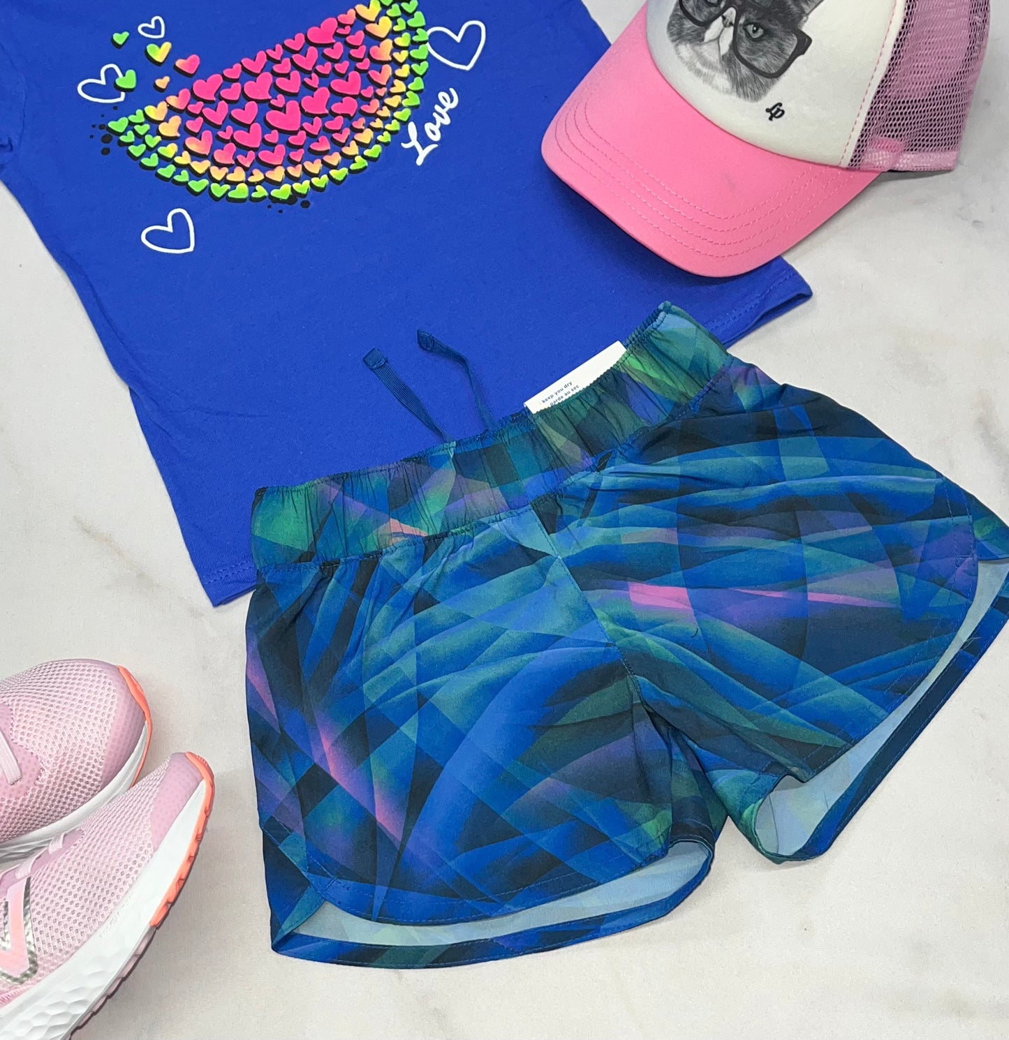 💙 Short tissu de sport : culotte stretch intégré .5 ans neuve.