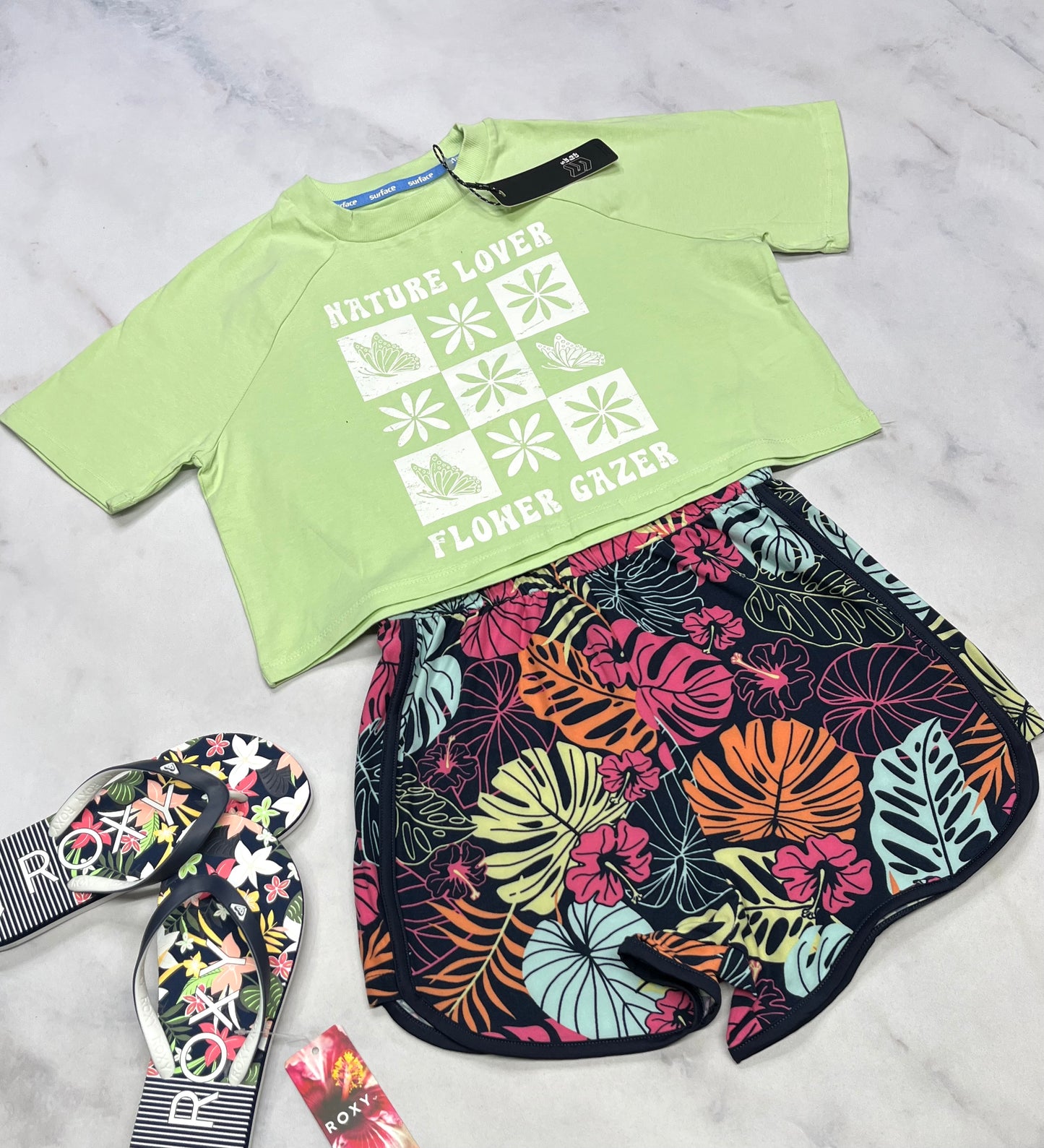 🌿 1 pièce short : ultra soft et stretch 10 ans fille neuf !