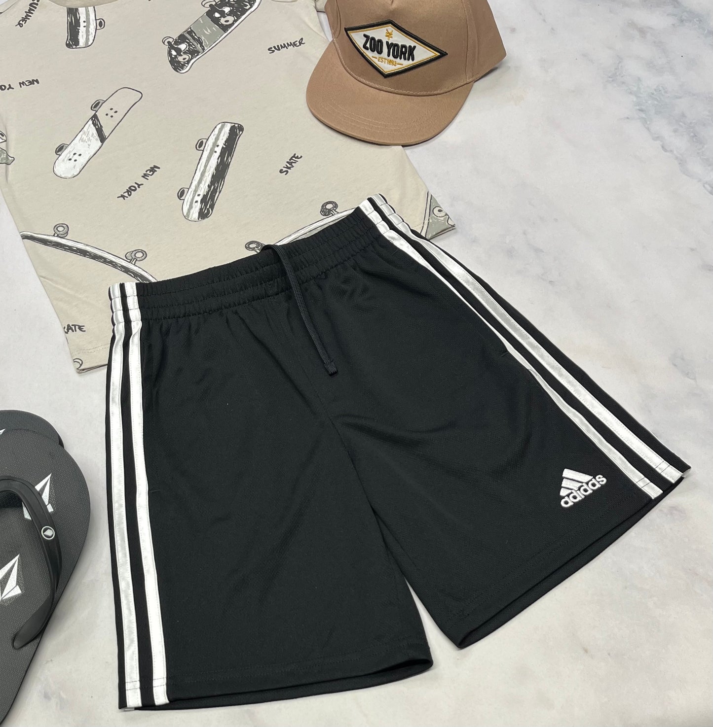 đ€© Bermuda : Adidas en tissu de sport 7-8 ans garçon neuf !