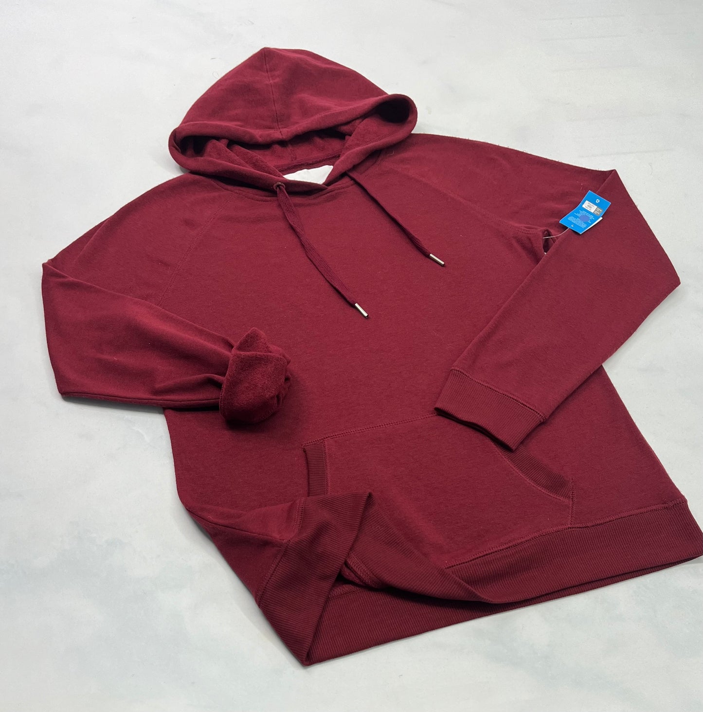 ..Cagoule cerise : en ouaté souple S/ femme confo . Neuve !