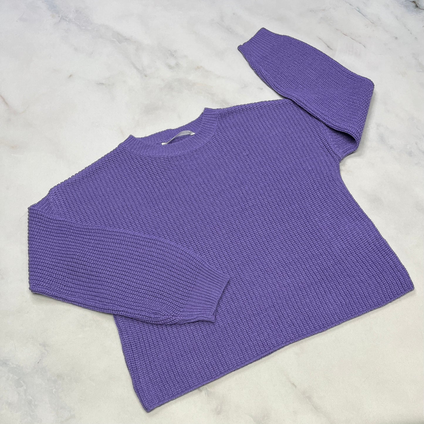 TRICOT: manche ballon 10-12 ans