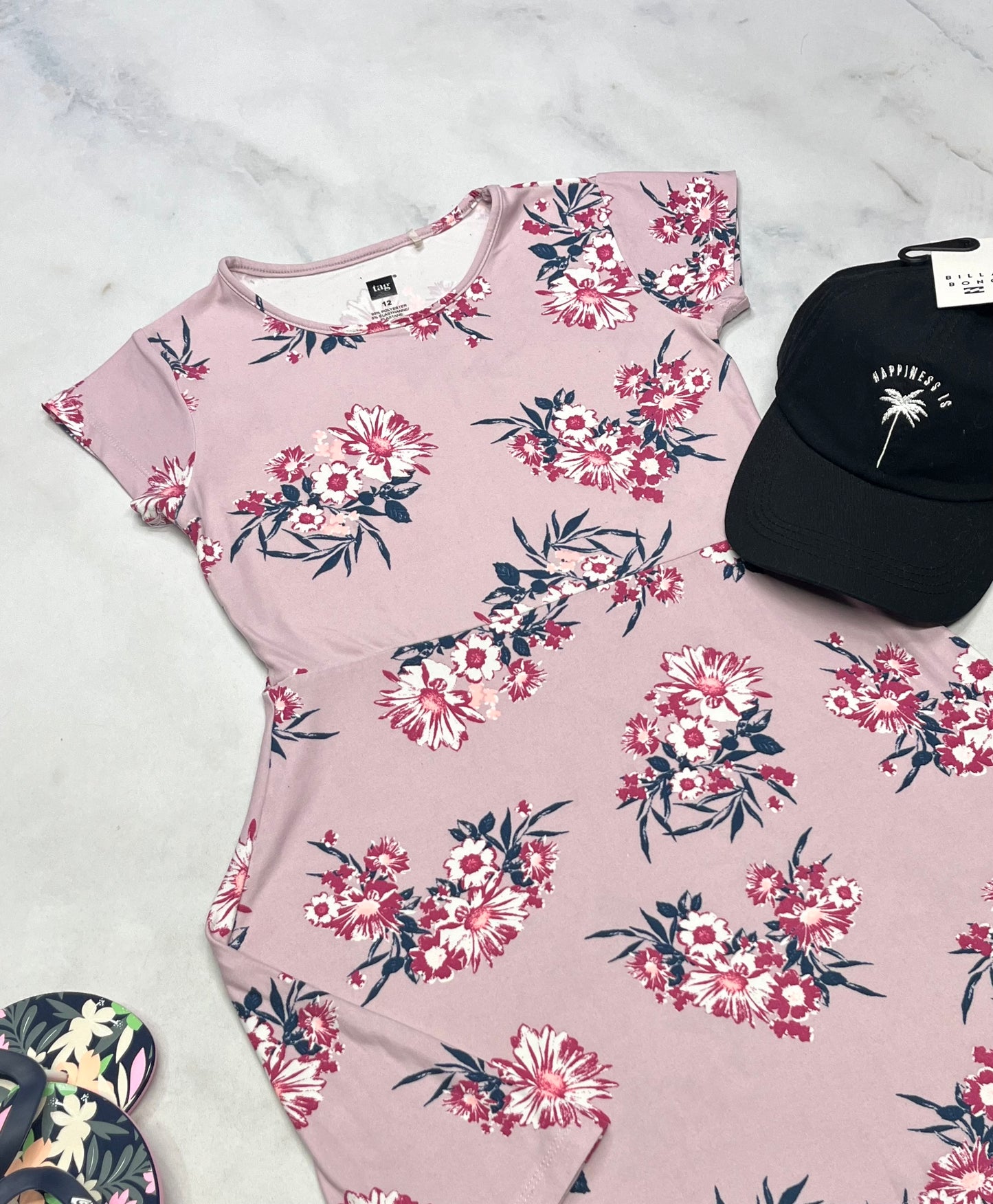 🌸 Robe : 12 ans soft stretch confo comme neuve .