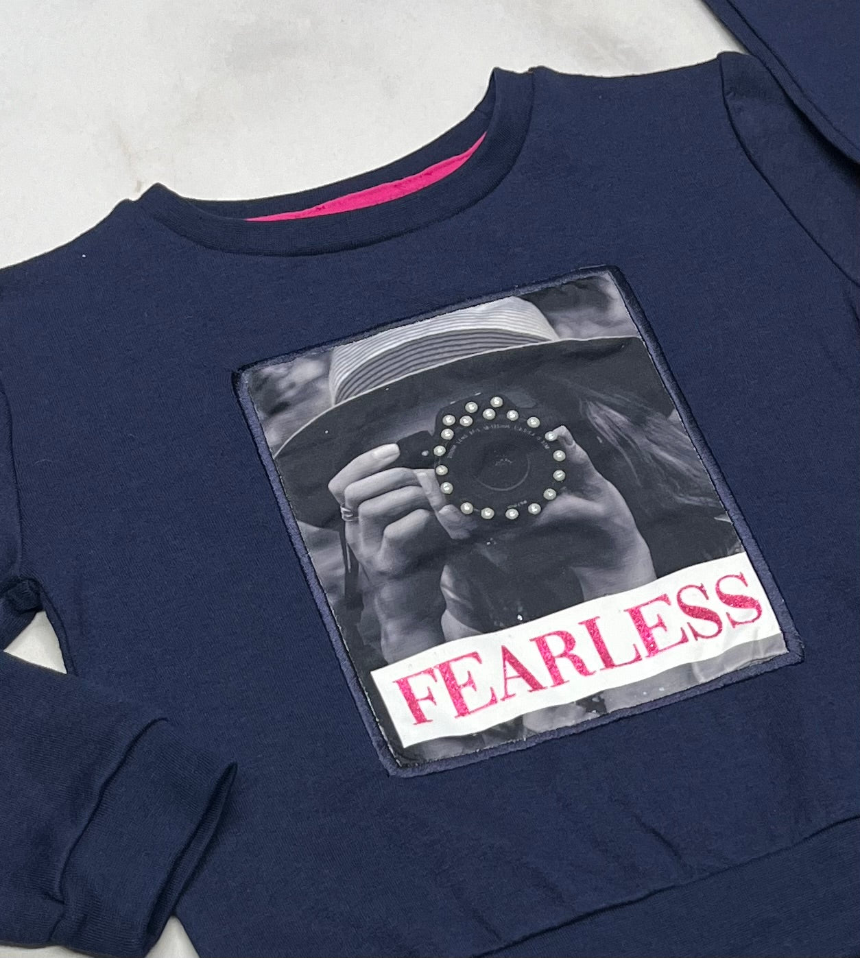 Ouaté : fait 5 ans neuf! Avec perle et écritaux brillant au devant ! Neuf!