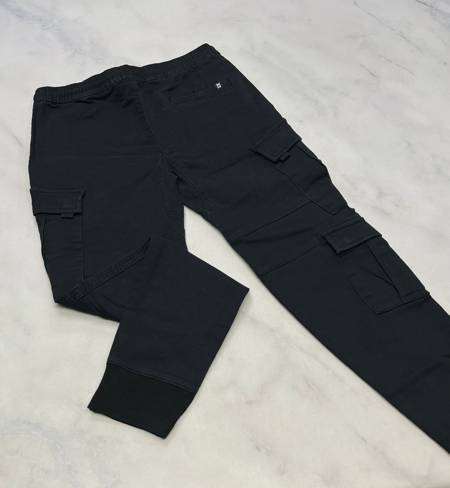 Pantalon Cargo : West noir ! Tissu plus épais confo . 13-14 ans neuf!