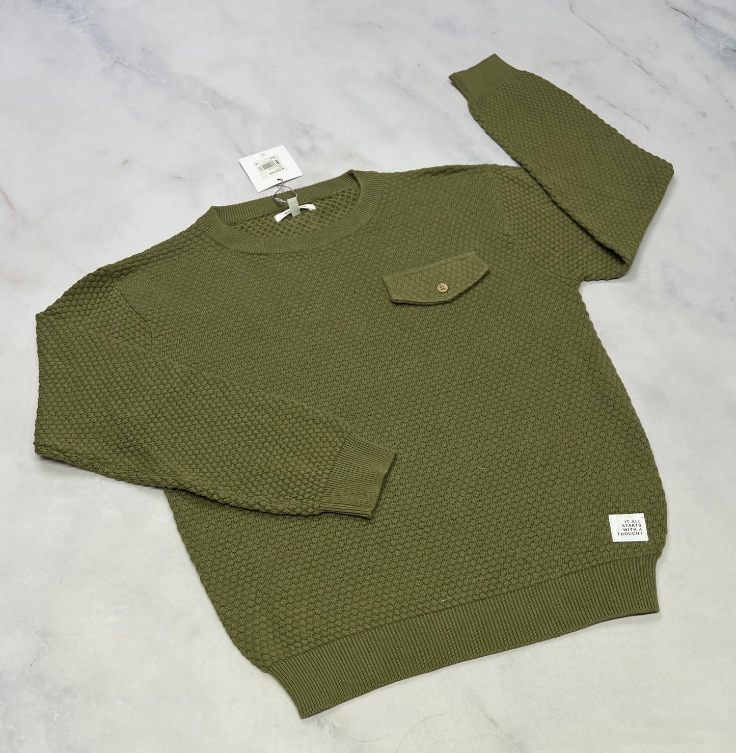 Tricot : vert stretch Tag neuf ! Mou confo . 8 ans et 10 ans