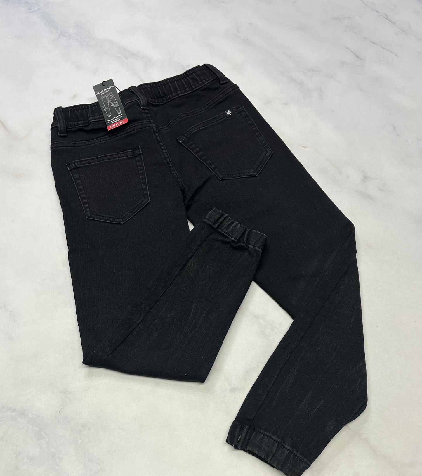 Jeg. Jeans mou : Zoo York noir 7-8 et 9-10 ans garçon neuve .