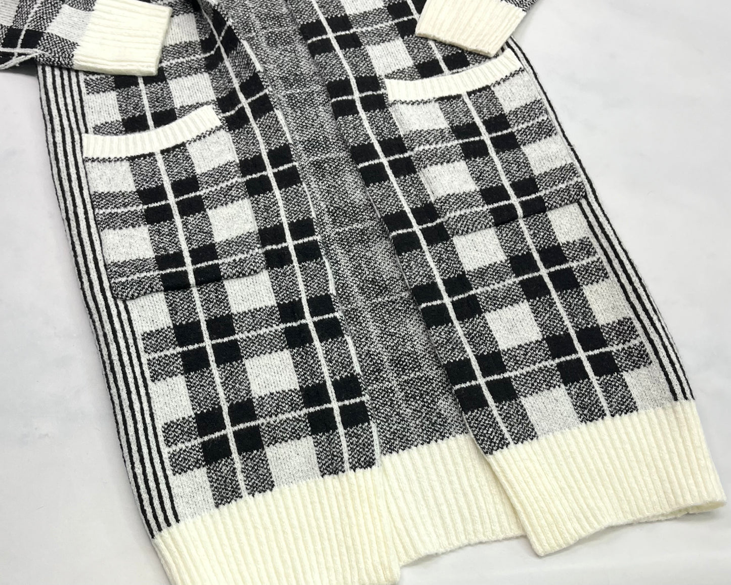 Longue veste : douce stretch M/ femme neuve Tag .